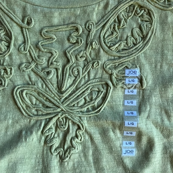 3/$20 NEW Joe Fresh light green 100% cotton t-shirt Large - Picture 8 of 10
